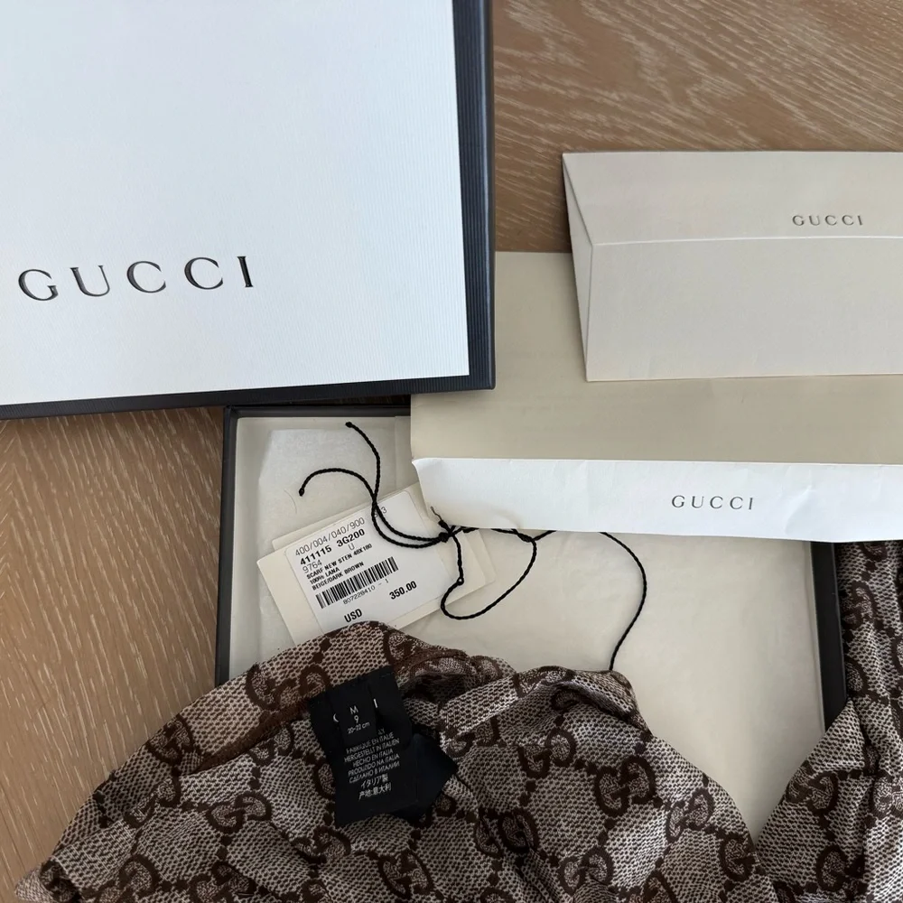 Gucci GG Tights Beigr/Brown 😍 Sz M rare and always authentic 🤎 - Picture 5 of 9